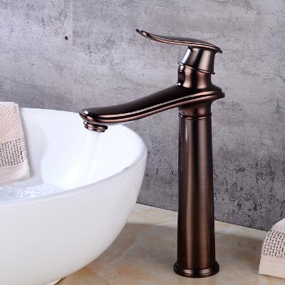 Traditional Style Oil Rubbed Bronze Finish Bathroom Sink Tap T0404OR