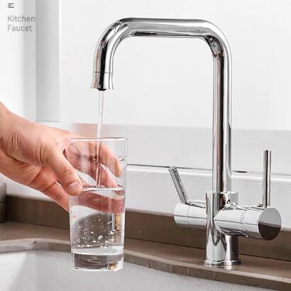 3 Way Kitchen Sink Mixer Tap Brass Water Direct Drinking Water Filtered Tap TC0145 - Click Image to Close