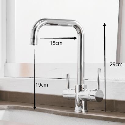 3 Way Kitchen Sink Mixer Tap Brass Water Direct Drinking Water Filtered Tap TC0145