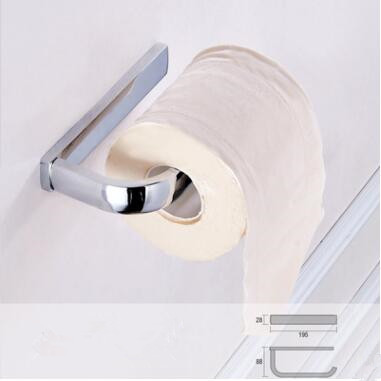 Chrome Finished Brass Toilet Roll Holder Paper Rack TCB7412