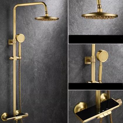 All-Copper Antique Shower Set,Medieval Shower Head,Pressure Booster,Vintage Bathroom Shower Tap TS1087 All-Copper Antique Shower Set,Medieval Shower Head,Pressure Booster,Vintage Bathroom Shower Tap TS1087